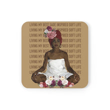 Load image into Gallery viewer, Sade Inspired Soft Life Corkwood Coaster Set