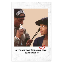 Load image into Gallery viewer, 90's Kinda Love Poetic Justice Canvas Wraps