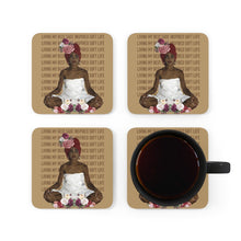 Load image into Gallery viewer, Sade Inspired Soft Life Corkwood Coaster Set