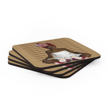 Load image into Gallery viewer, Sade Inspired Soft Life Corkwood Coaster Set