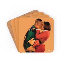 Load image into Gallery viewer, 90's Kinda Love| Martin & Gina Corkwood Coaster Set of 4