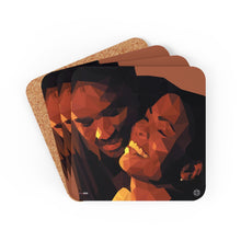 Load image into Gallery viewer, 90's Kinda Love | Love Jone Corkwood Coaster Set