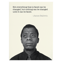 Load image into Gallery viewer, James Baldwin Quote Canvas Wraps