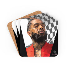 Load image into Gallery viewer, Victory Lap Corkwood Coaster Set