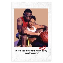 Load image into Gallery viewer, 90's Kinda Love | Love & Basketball Canvas Wraps