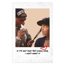 Load image into Gallery viewer, 90's Kinda Love Poetic Justice Canvas Wraps