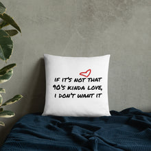 Load image into Gallery viewer, 90's Kinda Love| Love & Basketball Pillow