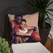 Load image into Gallery viewer, 90's Kinda Love| Love & Basketball Pillow
