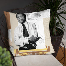 Load image into Gallery viewer, James Baldwin Paradox Of Education Pillow
