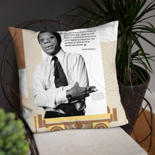 Load image into Gallery viewer, James Baldwin Paradox Of Education Pillow