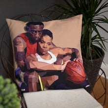 Load image into Gallery viewer, 90's Kinda Love| Love & Basketball Pillow