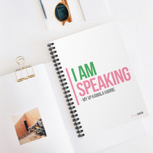 Load image into Gallery viewer, I AM SPEAKING Spiral Notebook - Ruled Line