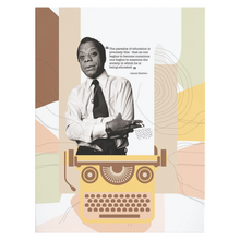 Load image into Gallery viewer, James Baldwin Paradox Of Education Canvas