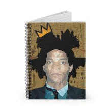 Load image into Gallery viewer, Basquiat King Spiral Notebook - Ruled Line