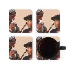 Load image into Gallery viewer, 90's Kinda | Love Poetic Justice Corkwood Coaster Set of 4