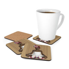 Load image into Gallery viewer, Sade Inspired Soft Life Corkwood Coaster Set