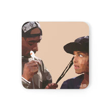 Load image into Gallery viewer, 90's Kinda | Love Poetic Justice Corkwood Coaster Set of 4
