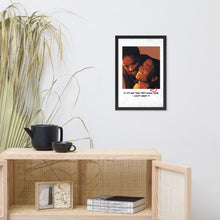 Load image into Gallery viewer, 90's Kinda Love| Love Jones Framed poster