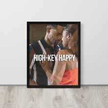 Load image into Gallery viewer, High-Key Happy Framed poster