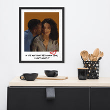 Load image into Gallery viewer, 90's Kinda Love| Different World Framed poster