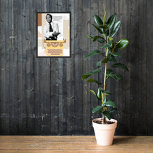 Load image into Gallery viewer, James Baldwin Paradox Of Education Framed Poster