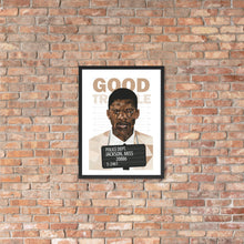 Load image into Gallery viewer, John Lewis Good Trouble Framed poster