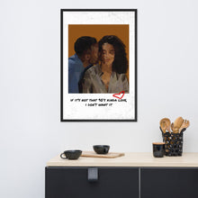 Load image into Gallery viewer, 90's Kinda Love| Different World Framed poster