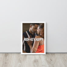 Load image into Gallery viewer, High-Key Happy Framed poster