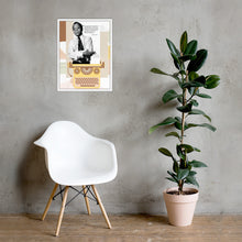 Load image into Gallery viewer, James Baldwin Paradox Of Education Framed Poster