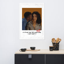 Load image into Gallery viewer, 90's Kinda Love| Different World Framed poster