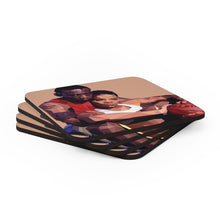 Load image into Gallery viewer, 90's Kinda Love | Love & Basketball Corkwood Coaster Set