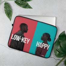 Load image into Gallery viewer, Low-Key Happy Laptop Sleeve