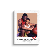 Load image into Gallery viewer, 90's Kinda Love | Love & Basketball Canvas Wraps