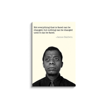 Load image into Gallery viewer, James Baldwin Quote Canvas Wraps