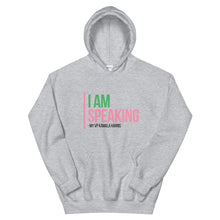 Load image into Gallery viewer, I AM SPEAKING Unisex Hoodie
