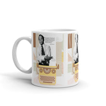 Load image into Gallery viewer, James Baldwin Paradox Of Education White glossy mug