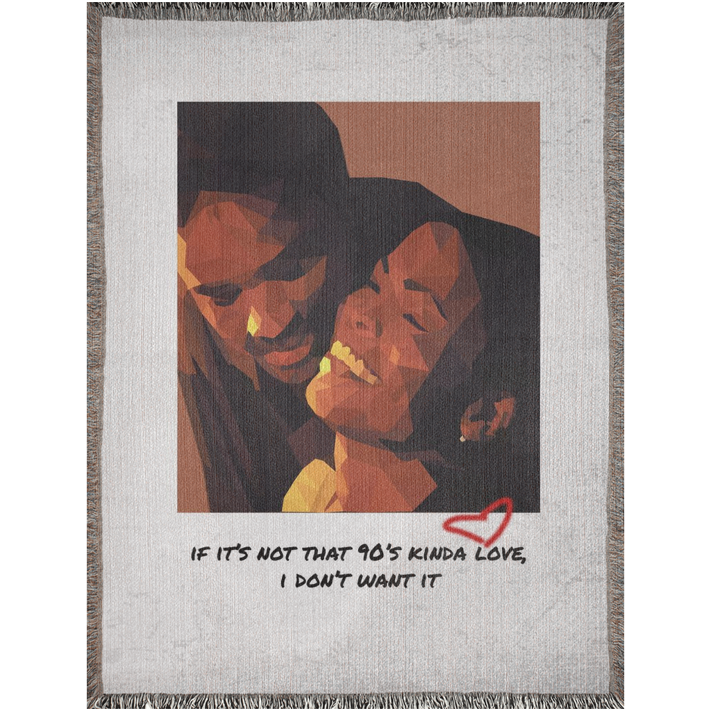 90's Kinda Love | Love Jones  Woven Blankets