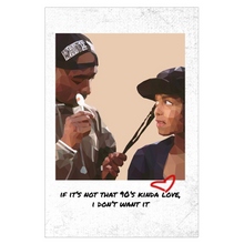 Load image into Gallery viewer, 90&#39;s Kinda Love Poetic Justice Canvas Wraps
