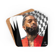 Load image into Gallery viewer, Victory Lap Corkwood Coaster Set
