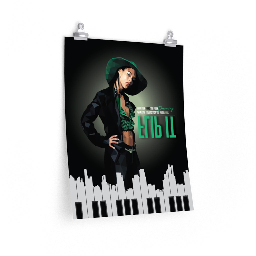 Alicia Keys Flip It Premium Matte vertical posters