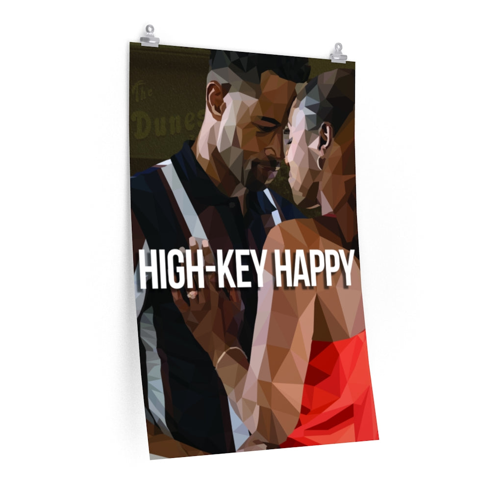 High-Key Happy Premium Matte vertical posters