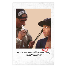 Load image into Gallery viewer, 90&#39;s Kinda Love Poetic Justice Canvas Wraps
