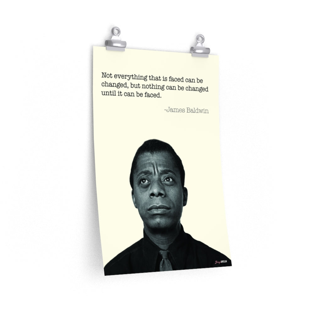 James Baldwin Quote Premium Matte vertical posters