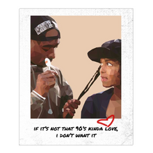 Load image into Gallery viewer, 90&#39;s Kinda Love Poetic Justice Canvas Wraps
