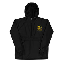 Load image into Gallery viewer, I Am A Black Entrepreneur Embroidered Champion Packable Jacket
