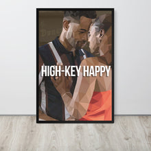 Load image into Gallery viewer, High-Key Happy Framed poster
