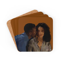 Load image into Gallery viewer, 90&#39;s Kinda Love| Different World Corkwood Coaster Set of 4
