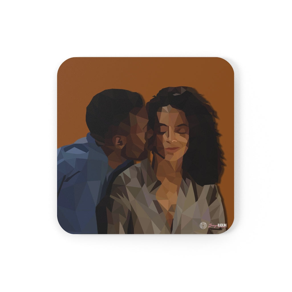 90's Kinda Love| Different World Corkwood Coaster Set of 4